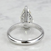 3.00 CT Pear Cut Lab Grown Diamond Engagement Ring Mapple Gems